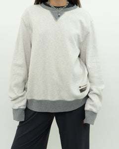 CHAMPION x Heather Crew With Grey Trim (XS-M)