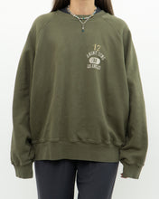 Load image into Gallery viewer, ANNIE BING x Army Green Crew (XS-L)