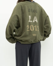 Load image into Gallery viewer, ANNIE BING x Army Green Crew (XS-L)