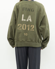 Load image into Gallery viewer, ANNIE BING x Army Green Crew (XS-L)