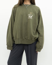 Load image into Gallery viewer, ANNIE BING x Army Green Crew (XS-L)