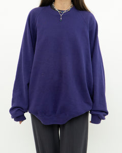 Vintage x Made in USA x JERZEES Purple Crewneck (XS-XL)