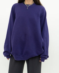 Vintage x Made in USA x JERZEES Purple Crewneck (XS-XL)