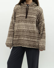 Load image into Gallery viewer, Vintage x RALPH LAUREN Brown Pattern Cozy Hoodie (XS-XL)