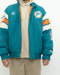 Vintage x MIAMI DOLPHINS Nylon Warm Jacket (M-XL)