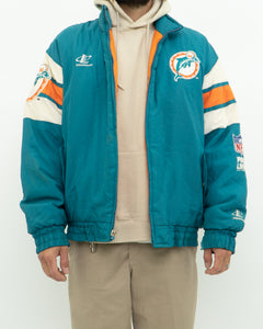 Vintage x MIAMI DOLPHINS Nylon Warm Jacket (M-XL)