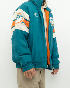 Vintage x MIAMI DOLPHINS Nylon Warm Jacket (M-XL)