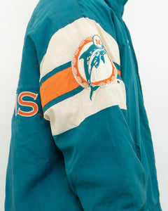 Vintage x MIAMI DOLPHINS Nylon Warm Jacket (M-XL)