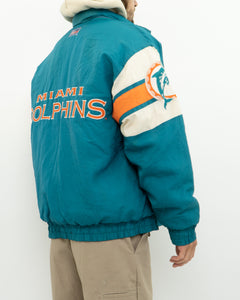 Vintage x MIAMI DOLPHINS Nylon Warm Jacket (M-XL)