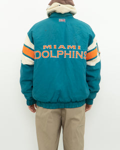 Vintage x MIAMI DOLPHINS Nylon Warm Jacket (M-XL)