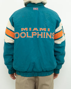 Vintage x MIAMI DOLPHINS Nylon Warm Jacket (M-XL)