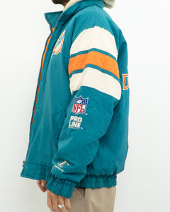 Vintage x MIAMI DOLPHINS Nylon Warm Jacket (M-XL)