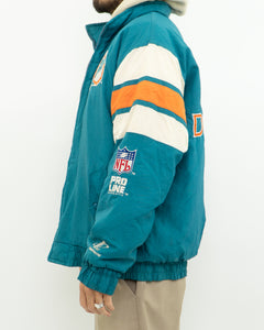 Vintage x MIAMI DOLPHINS Nylon Warm Jacket (M-XL)