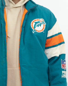 Vintage x MIAMI DOLPHINS Nylon Warm Jacket (M-XL)