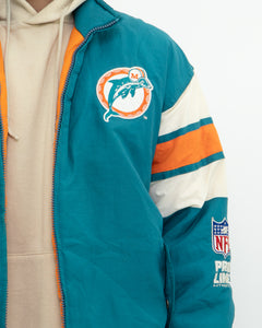 Vintage x MIAMI DOLPHINS Nylon Warm Jacket (M-XL)