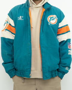 Vintage x MIAMI DOLPHINS Nylon Warm Jacket (M-XL)