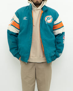 Vintage x MIAMI DOLPHINS Nylon Warm Jacket (M-XL)