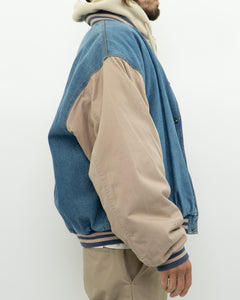 Vintage x TIDEWATER MARINE Denim Bomber (L, XL)