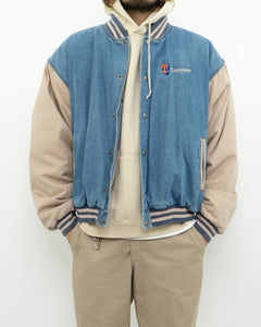 Vintage x TIDEWATER MARINE Denim Bomber (L, XL)