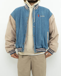 Vintage x TIDEWATER MARINE Denim Bomber (L, XL)