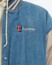 Load image into Gallery viewer, Vintage x TIDEWATER MARINE Denim Bomber (L, XL)