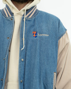 Vintage x TIDEWATER MARINE Denim Bomber (L, XL)