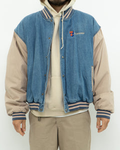 Vintage x TIDEWATER MARINE Denim Bomber (L, XL)