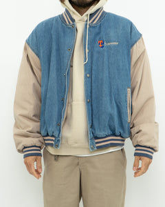 Vintage x TIDEWATER MARINE Denim Bomber (L, XL)