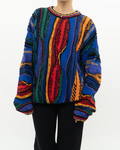 Vintage x Made in Canada x TUNDRA Colourful Raised Knit (XS-XL)