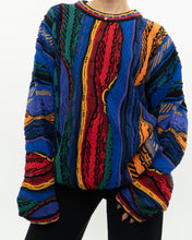 Load image into Gallery viewer, Vintage x Made in Canada x TUNDRA Colourful Raised Knit (XS-XL)