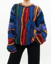 Load image into Gallery viewer, Vintage x Made in Canada x TUNDRA Colourful Raised Knit (XS-XL)