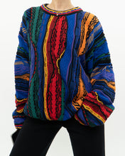 Load image into Gallery viewer, Vintage x Made in Canada x TUNDRA Colourful Raised Knit (XS-XL)