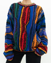 Load image into Gallery viewer, Vintage x Made in Canada x TUNDRA Colourful Raised Knit (XS-XL)