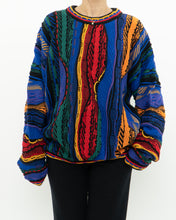 Load image into Gallery viewer, Vintage x Made in Canada x TUNDRA Colourful Raised Knit (XS-XL)