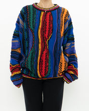 Load image into Gallery viewer, Vintage x Made in Canada x TUNDRA Colourful Raised Knit (XS-XL)