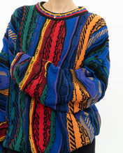 Load image into Gallery viewer, Vintage x Made in Canada x TUNDRA Colourful Raised Knit (XS-XL)