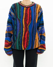 Load image into Gallery viewer, Vintage x Made in Canada x TUNDRA Colourful Raised Knit (XS-XL)