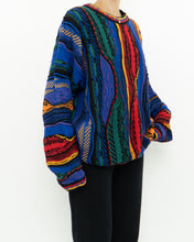 Load image into Gallery viewer, Vintage x Made in Canada x TUNDRA Colourful Raised Knit (XS-XL)