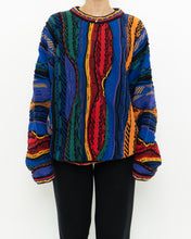 Load image into Gallery viewer, Vintage x Made in Canada x TUNDRA Colourful Raised Knit (XS-XL)