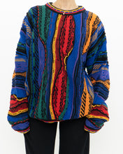 Load image into Gallery viewer, Vintage x Made in Canada x TUNDRA Colourful Raised Knit (XS-XL)