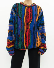 Load image into Gallery viewer, Vintage x Made in Canada x TUNDRA Colourful Raised Knit (XS-XL)