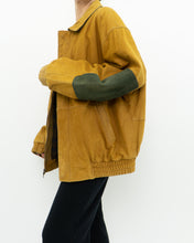 Load image into Gallery viewer, Vintage x Yellow, Green Suede Bomber (M-XL)