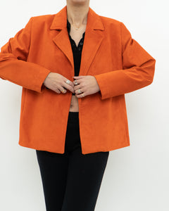 Vintage x DANIER Orange Suede Jacket (S, M)