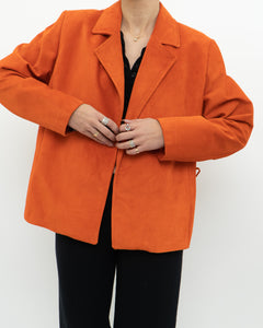 Vintage x DANIER Orange Suede Jacket (S, M)