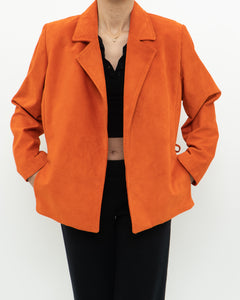 Vintage x DANIER Orange Suede Jacket (S, M)