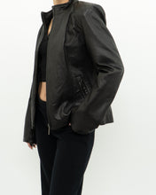 Load image into Gallery viewer, Vintage x BOSTON HARBOUR Black Leather Jacket (XS-M)