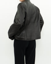 Load image into Gallery viewer, Vintage x BOSTON HARBOUR Black Leather Jacket (XS-M)