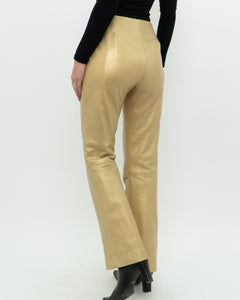 Vintage x Gold Leather Pant (M)