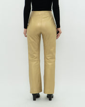 Load image into Gallery viewer, Vintage x Gold Leather Pant (M)