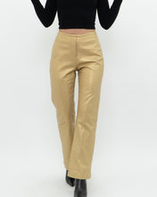 Load image into Gallery viewer, Vintage x Gold Leather Pant (M)